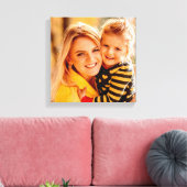 Je eigen foto toevoegen | SJABLOON Canvas Afdruk (Insitu (Woonkamer))