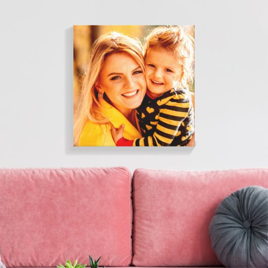 Je eigen foto toevoegen | SJABLOON Canvas Afdruk (Insitu (Woonkamer))