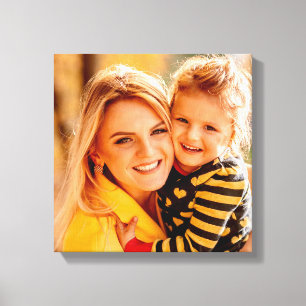 Je eigen foto toevoegen SJABLOON Canvas Afdruk