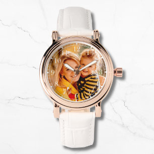 Je eigen foto toevoegen SJABLOON Horloge