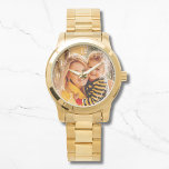 Je eigen foto toevoegen | SJABLOON Horloge<br><div class="desc">Voeg je eigen fotosjabloon Women Watch toe. Ontwerp je eigen. Voeg een foto,  ontwerp of logo toe voor uw unieke product. Klik op "Deze sjabloon personaliseren" om aan de slag te gaan. Perfect voor elke gelegenheid zoals Moederdag,  verjaardag,  kerst,  feestdagen,  grootouderdag en meer. Ontworpen door Evco Feestdagen www.zazzle.com/store/evcoholidays</div>
