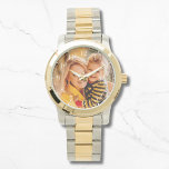 Je eigen foto toevoegen | SJABLOON Horloge<br><div class="desc">Voeg je eigen fotosjabloon Women Watch toe. Ontwerp je eigen. Voeg een foto,  ontwerp of logo toe voor uw unieke product. Klik op "Deze sjabloon personaliseren" om aan de slag te gaan. Perfect voor elke gelegenheid zoals Moederdag,  verjaardag,  kerst,  feestdagen,  grootouderdag en meer. Ontworpen door Evco Feestdagen www.zazzle.com/store/evcoholidays</div>