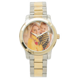 Je eigen foto toevoegen | SJABLOON Horloge