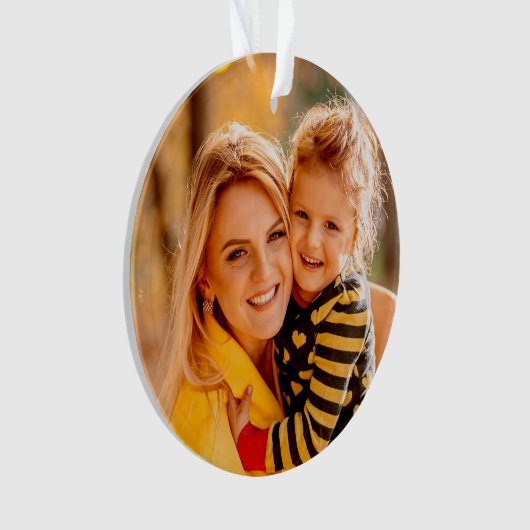 Je eigen foto toevoegen | SJABLOON Ornament (voorkant)