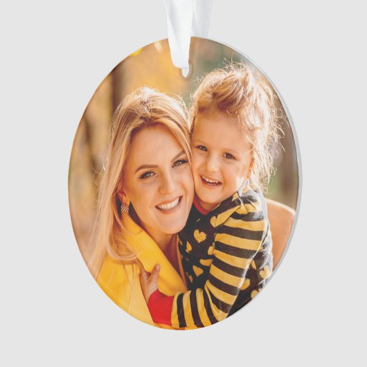 Je eigen foto toevoegen | SJABLOON Ornament (voorkant)