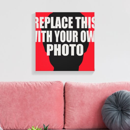 je eigen foto toevoegen / uploaden canvas afdruk (Insitu (Woonkamer))