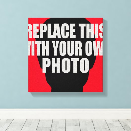 je eigen foto toevoegen / uploaden canvas afdruk (Insitu (Houten vloer))