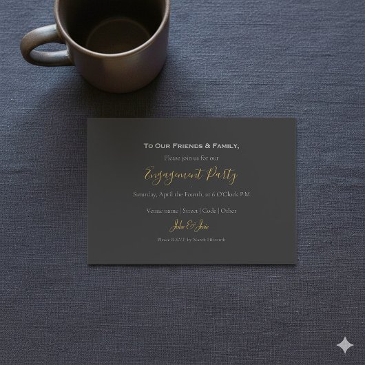 Je eigen foto, verloving aankondiging uitnodiging