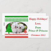 Je eigen fotokaartje toevoegen feestdagenkaart (Voorkant / Achterkant)