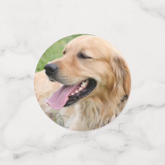 Je eigen foto's aangepaste grote tabel confetti (Kleine voorkant)