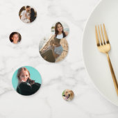 Je eigen foto's aangepaste grote tabel confetti (Groep)