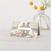 Je eigen foto's Faded bruiloft-plaatskaart Plaatskaartje (Voorkant)