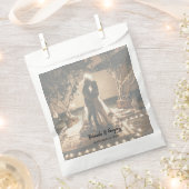 Je eigen foto's gaan over het huwelijk bedankzakje (Geknipt)