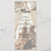 Je eigen foto's gaan over het huwelijk menu (Voorkant)