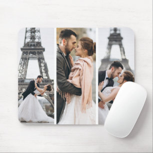 Je eigen foto's toevoegen - Minimale 3-fotogalerie Muismat