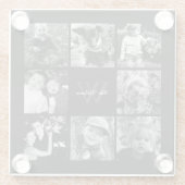 Je eigen galerij toevoegen - 8 Afbeeldingen Glazen Onderzetter (Achterkant)