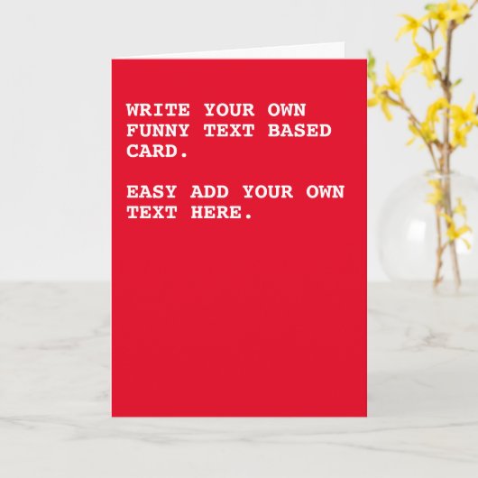 Je eigen gepersonaliseerde tekst gebaseerde grappi kaart (Gele Bloem)