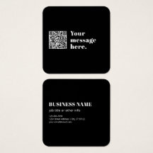 Je eigen geüploade QR-code & bewerkbare retro-teks