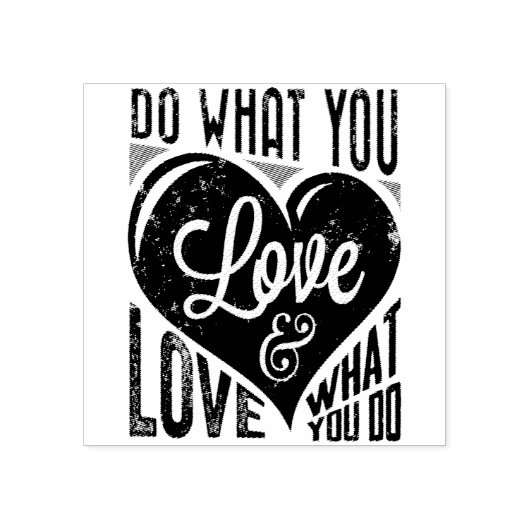 Je eigen Gezegden en berichten: Doe wat je leuk vi Rubberstempel (Afrduk)