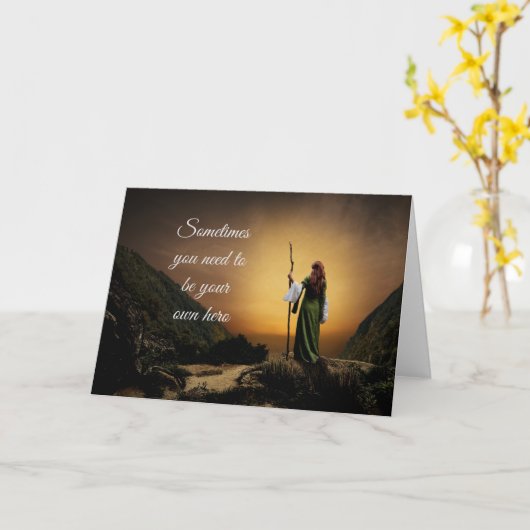 Je eigen helm kaart (Gele Bloem)