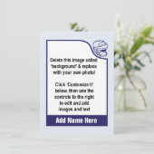 Je eigen Hockey Trading Kaart aanpassen (Staand voorkant)