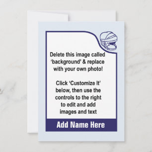 Je eigen Hockey Trading Kaart aanpassen