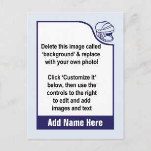 Je eigen Hockey Trading Kaart aanpassen