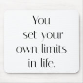 Je eigen limietwaarden Muismat (Voorkant)