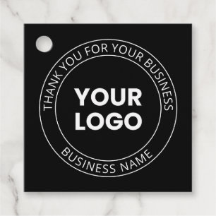 Je eigen logo & bedankbericht bewerkbaar bedankjes labels