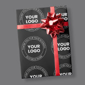 Je eigen logo & bedankbericht bewerkbaar cadeaupapier