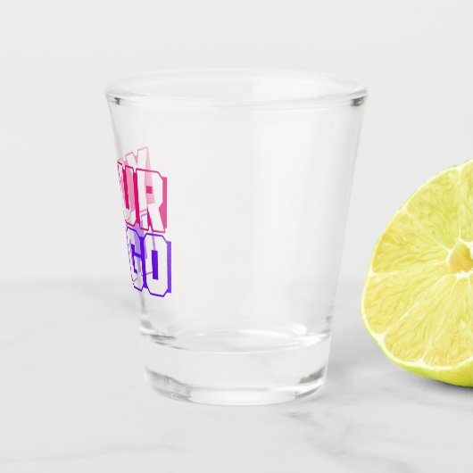 Je eigen Logo gebruiken Shot Glas (Rechts)
