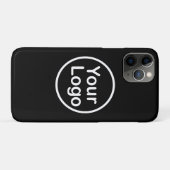 Je eigen Logo toevoegen | Zwarte achtergrond Case-Mate iPhone Case (Achterkant (horizontaal))