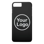 Je eigen Logo toevoegen | Zwarte achtergrond Case-Mate iPhone Case (Achterkant)