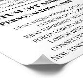 Je eigen nieuwsartikel op de voorpagina Persoonlij Poster (Hoek)