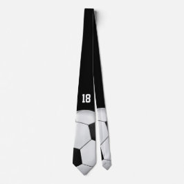 Je eigen nummer | Football Soccer Sports Gift Stropdas