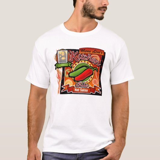 Je eigen persoonlijke chili-label t-shirt (Voorkant)