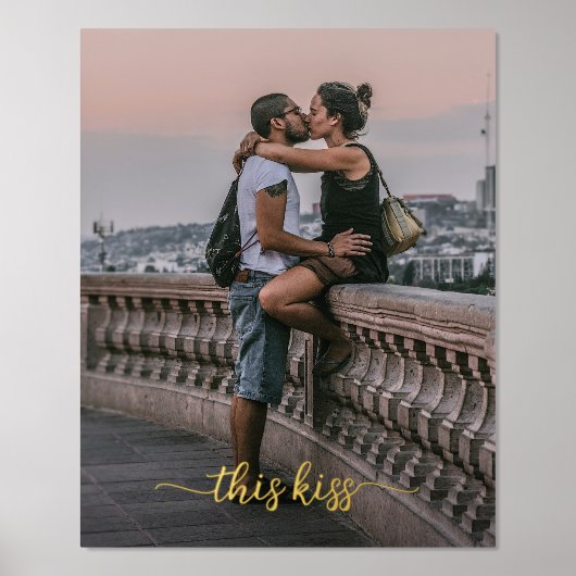 Je eigen persoonlijke foto's en tekst op moderne folie afdrukken (Voorkant)