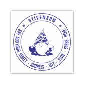 Je eigen retouradres Aangepast Afbeelding op maat Zelfinktende Stempel (Design)