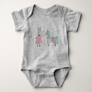 Je eigen soort van magisch   Unicorn Rabbit   Meis Romper