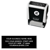 Je eigen stempel + Adres op maat (In situ)