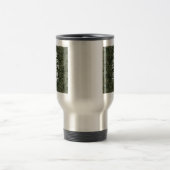 Je eigen tekst digitale camo Woodland kalm houden Reisbeker (Center)