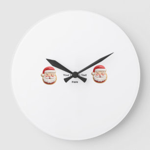 Je eigen tekst Kerstman Koek Kerstmis Grote Klok