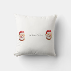 Je eigen tekst Kerstman Koekje Kerstmis Kussen