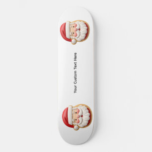 Je eigen tekst Kerstman Koekje Kerstmis Persoonlijk Skateboard