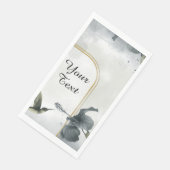 Je eigen tekst - Kolibrie gepersonaliseerd Servet (Hoek)