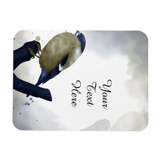 Je eigen tekst - Little Bird Persoonlijk Magneet (Horizontaal)