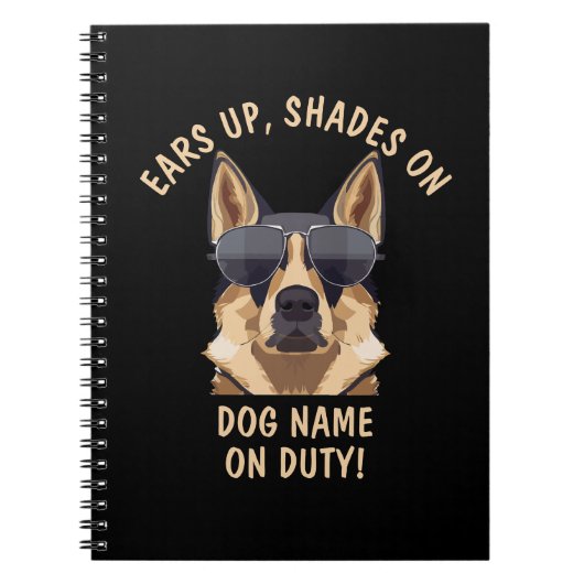 Je eigen tekst, ziet de schaduw omhoog op de naam notitieboek (Voorkant)