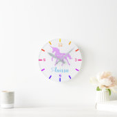 Je eigen Unicorn personaliseren Ronde Klok (Huis)