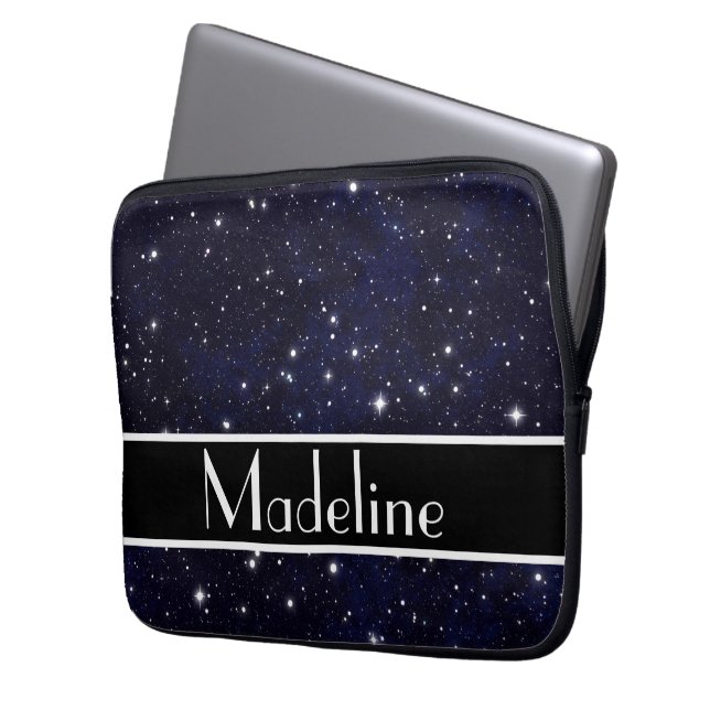 Je eigen universum personaliseren laptop sleeve (Voorkant Links)