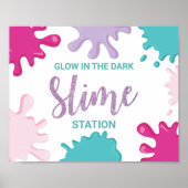 Je eigen verjaardagsteken voor Slime Station maken Poster (Voorkant)